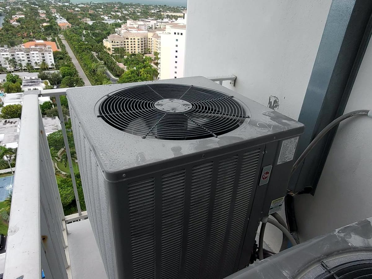 High-rise outdoor condenser unit